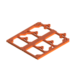Render of MODULITH 185 Under-Table Rail - 2W section